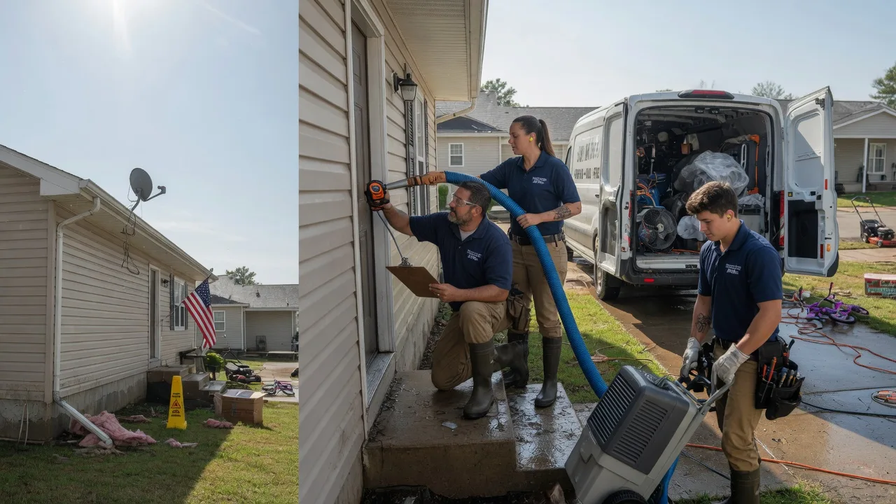 Ceiling Water Damage Restoration in Fairmont, NE near me
